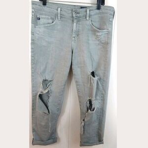AG Ex Boyfriend Slim Distressed Jeans
